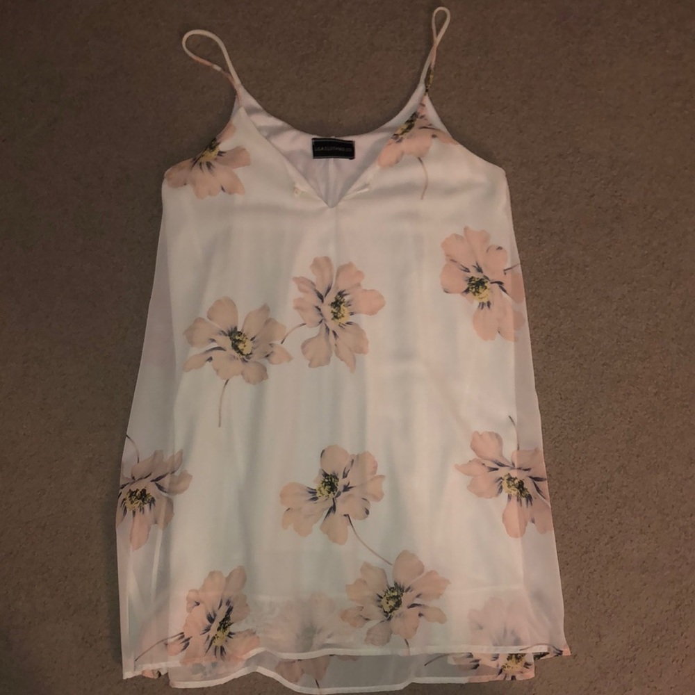 floral shift dress